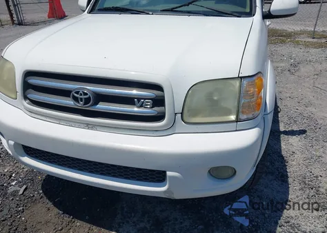 2002 Toyota Sequoia Limited V8 z USA, uszkodzony, nr VIN 5TDZT38A52S113729